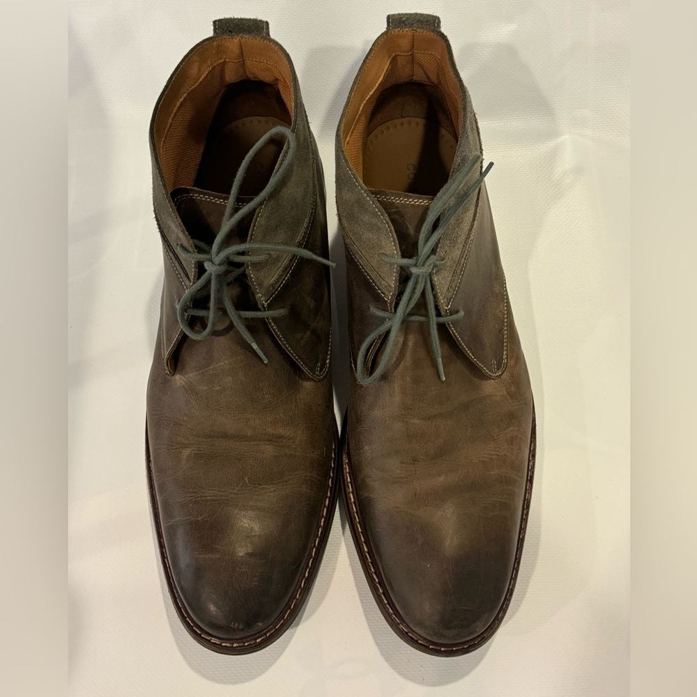 Men’s leather Cole Haan boots size 14, good condition